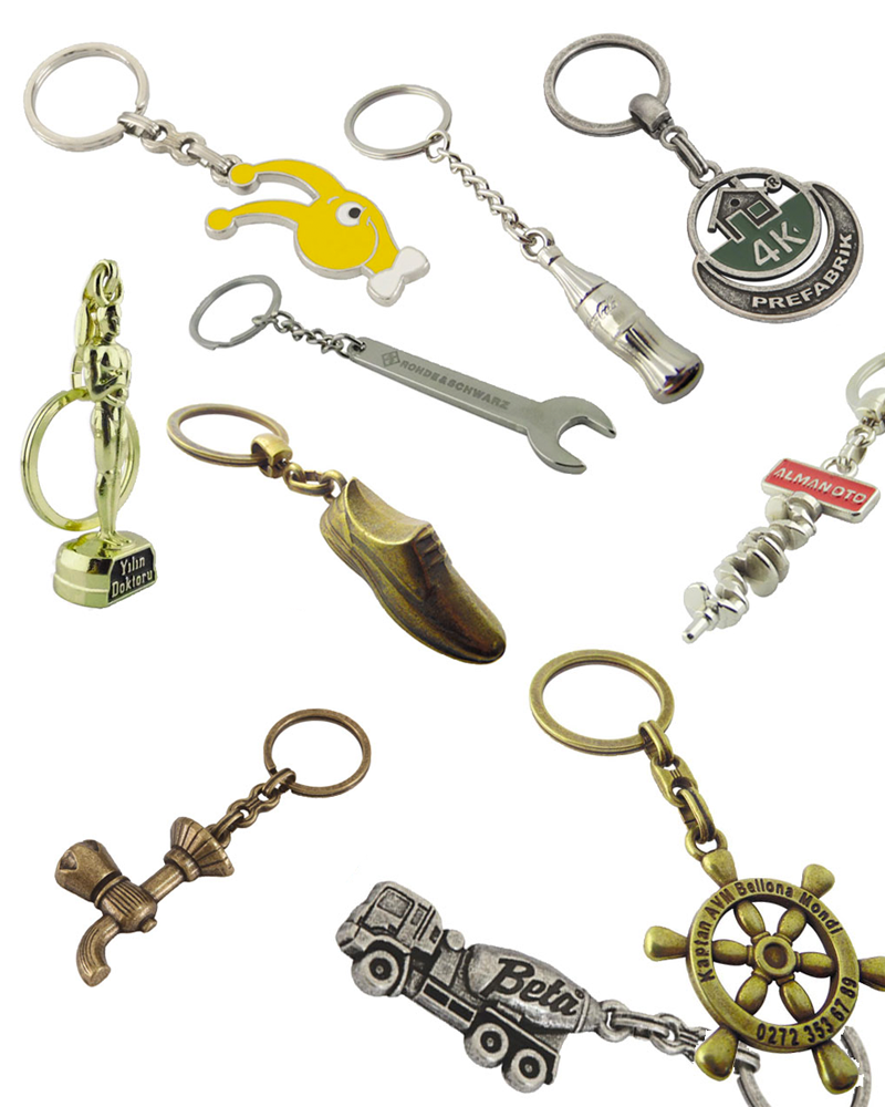 Promosyon  3D Metal Döküm Anahtarlık