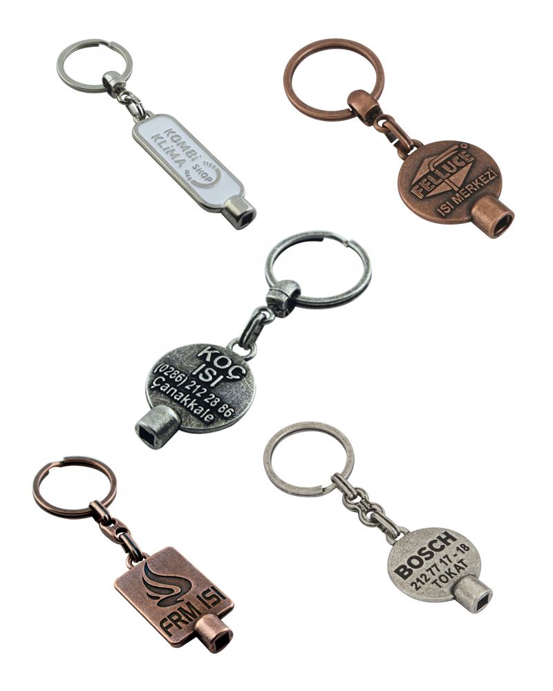 Promosyon  3D Purjör Döküm Anahtarlık