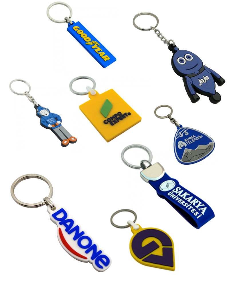 Promosyon  3D Soft Pvc Kauçuk Anahtarlık